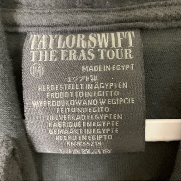Taylor swift Womens gray the eras tour concert hoodie M - Picture 5 of 8
